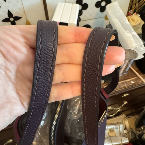 Marc Jacobs RARE Purple Leather Lock and Key Shoulder Bag - Picture 6 of 14